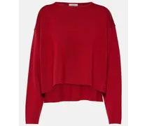 Max Mara Pullover Angelo in lana Rosso