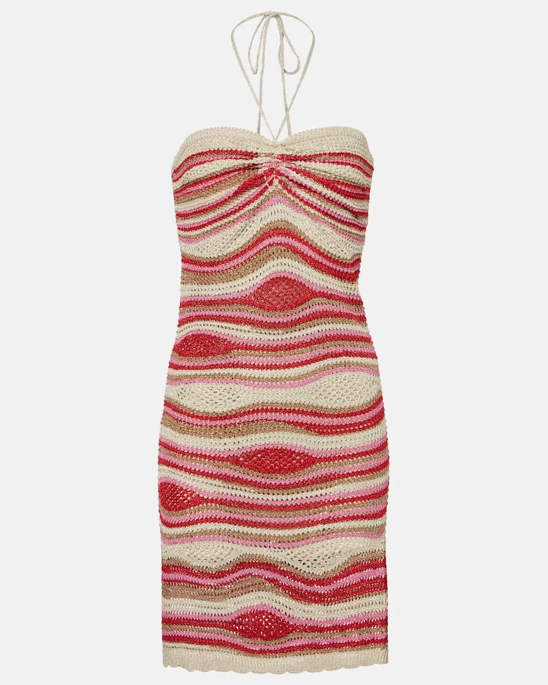 FARM Rio Abito corto con scollo all'americana Multicolore
