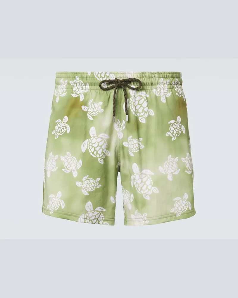 Vilebrequin Costume da bagno con stampa Verde