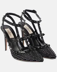 Valentino Garavani Pumps Rockstud 100 in pelle Nero