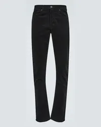 Tom Ford Jeans skinny 12 Waves in velluto a coste Nero