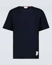 Thom Browne T-shirt in cotone Blu