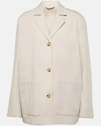 Totême Blazer in cotone Neutro