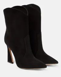 Gianvito Rossi Stivaletti Vegas in suede Nero