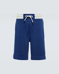 Brunello Cucinelli Shorts in cotone Blu