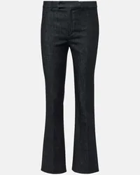 Max Mara Jeans flared cropped Alan Blu