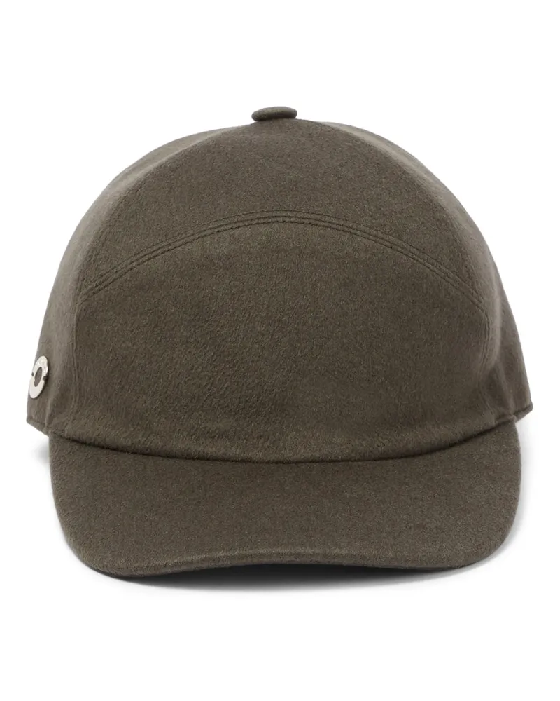 Loro Piana Cappello in cashmere Verde