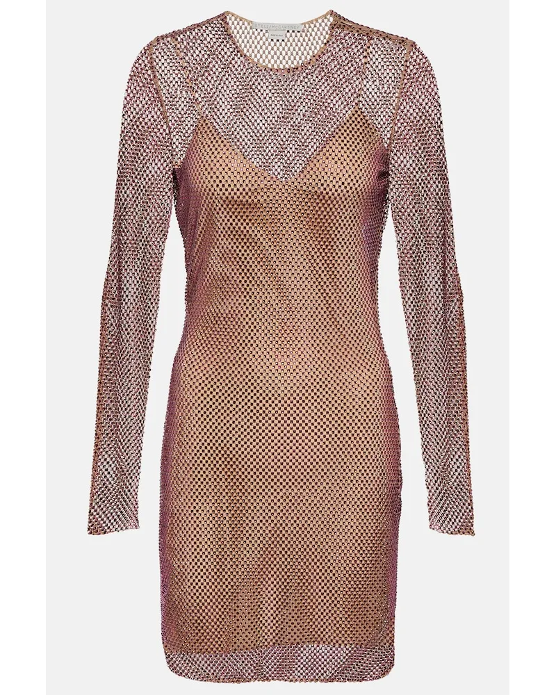 Stella McCartney Miniabito con paillettes Rosa
