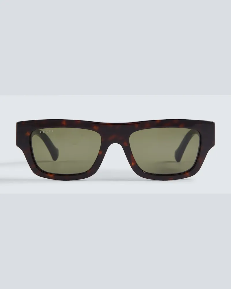 Gucci Occhiali da sole squadrati Multicolore