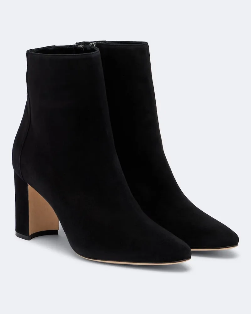 Manolo Blahnik Stivaletti Rosie in suede Nero