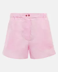 Patou Shorts in popeline di cotone Rosa