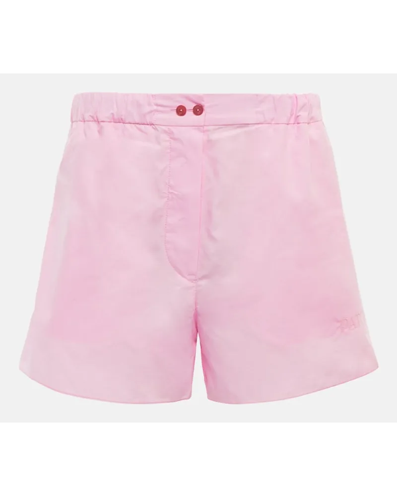 Patou Shorts in popeline di cotone Rosa