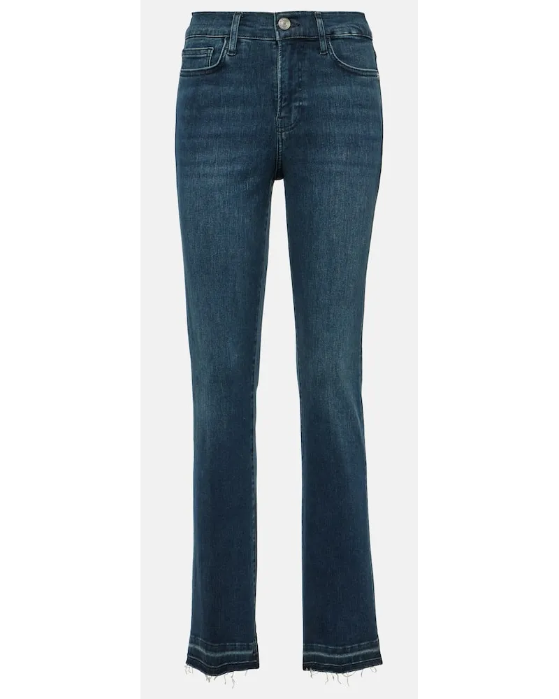 Frame Denim Jeans regular Le High Straight Long Blu
