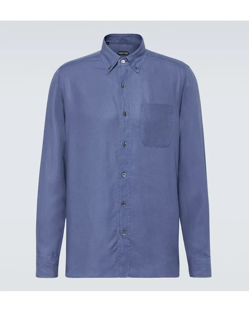 Tom Ford Camicia Leisure Blu