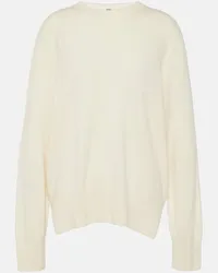 Totême Pullover in cashmere Bianco