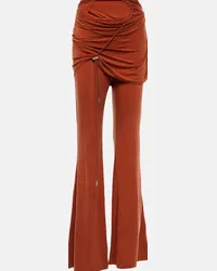 Jacquemus Pantaloni flared Le Pantalon Espelho Rosso