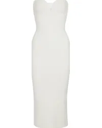 GALVAN Abito bustier Thalia Bianco