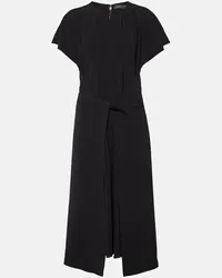 Proenza Schouler Abito midi Julie in crêpe Nero