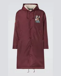 Undercover Parka tecnico con applicazione Rosso