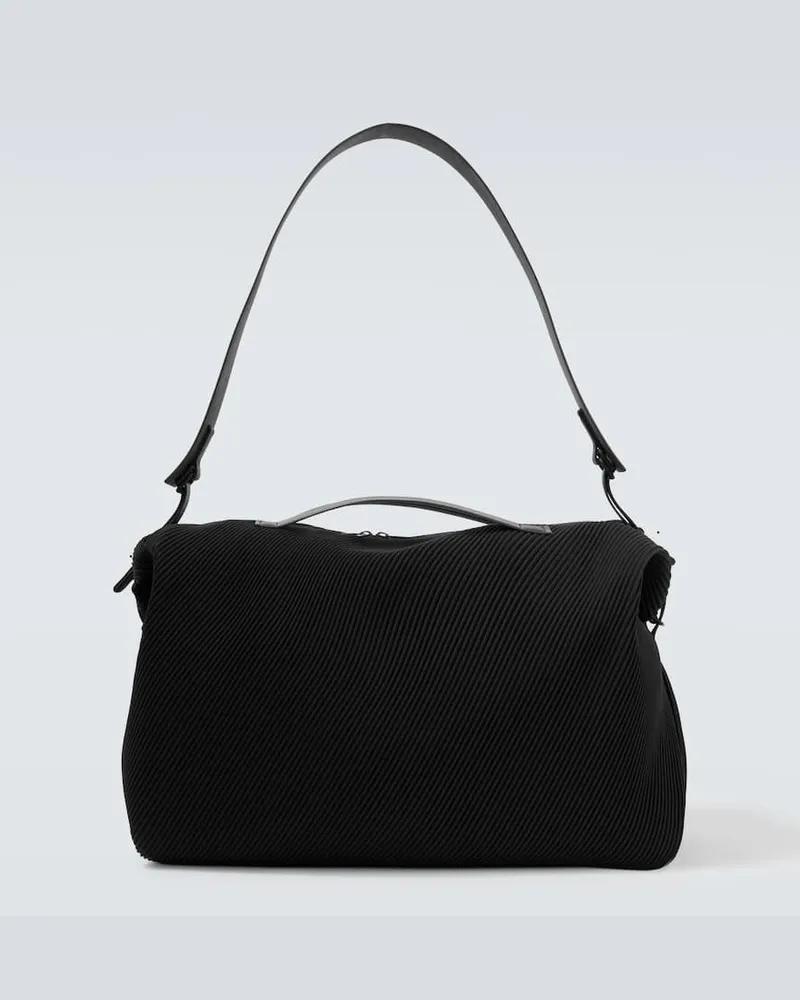 Issey Miyake Homme PlissÃ© Issey Miyake Borsa a spalla Pleats Nero