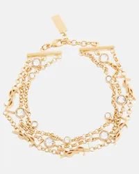 Saint Laurent Bracciale a catena Cassandre Oro