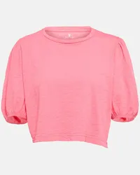 Velvet Top Hilary in misto cotone Rosa