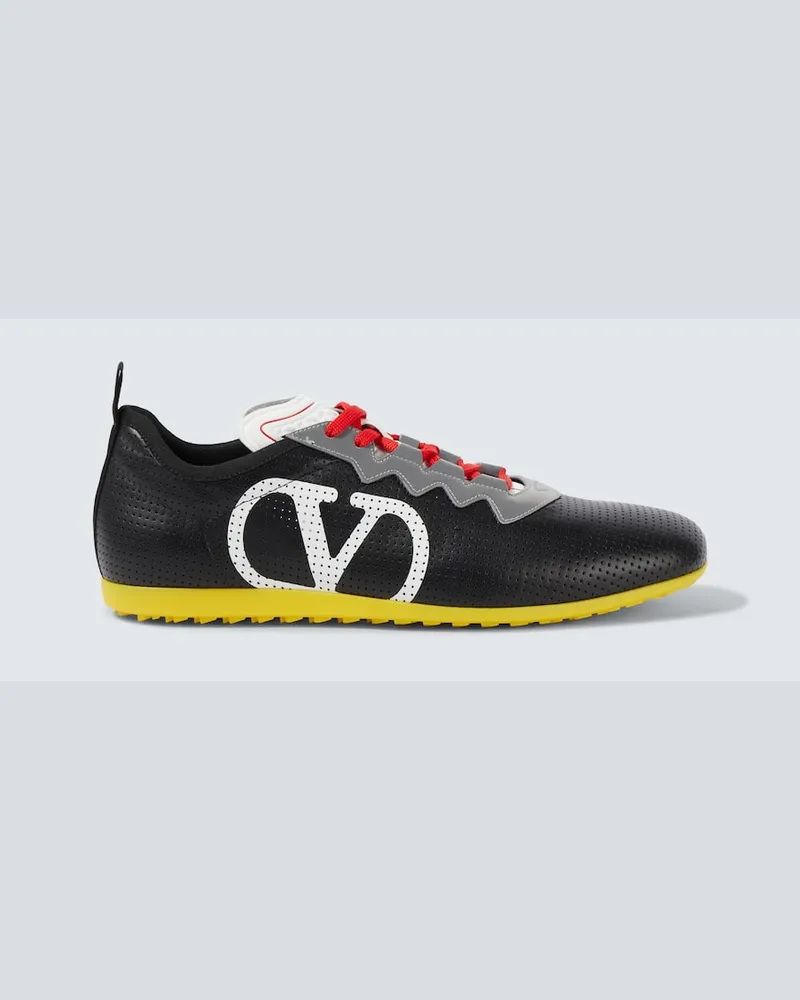 Valentino Garavani Sneakers Chromathon VLogo in pelle Nero