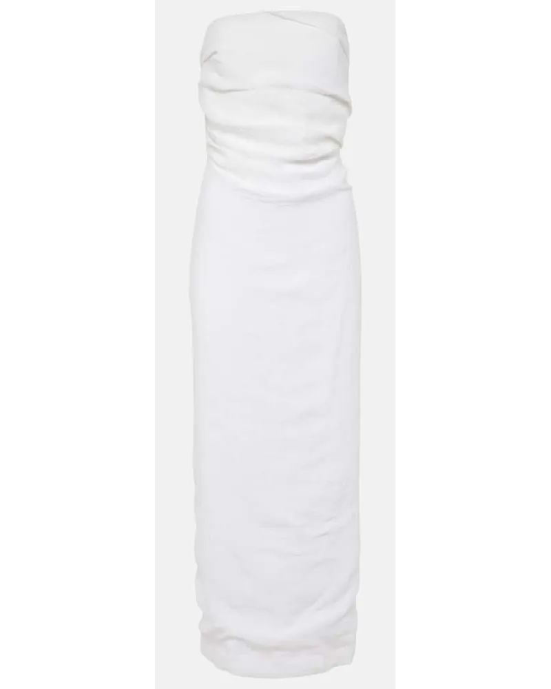 TOVE Bridal - Abito lungo Sabella in lino Bianco