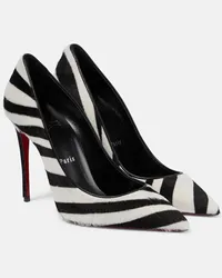 Christian Louboutin Pumps Kate 100 in pelle con stampa Multicolore