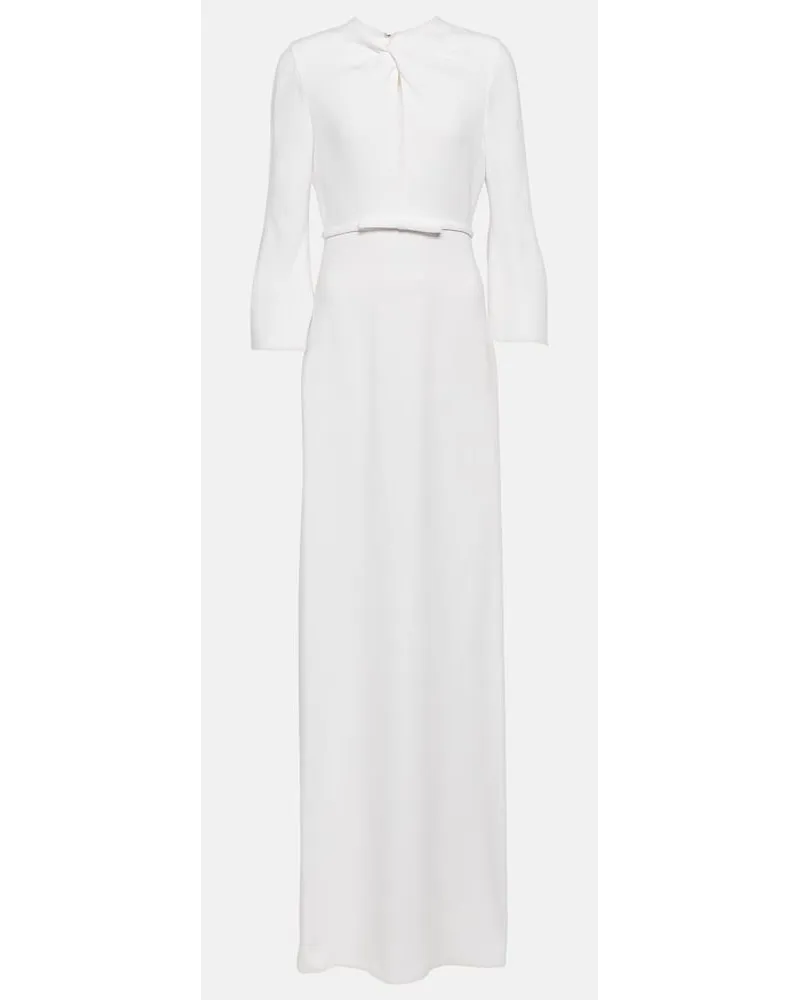 Giambattista Valli Abito lungo con fiocco Bianco