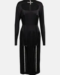 Christopher Kane Abito midi Bound Nero