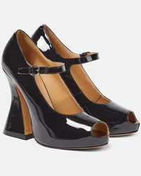 Maison Margiela Pumps Mary Jane in vernice Nero