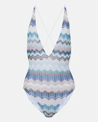 Missoni Costume intero a zig-zag Blu