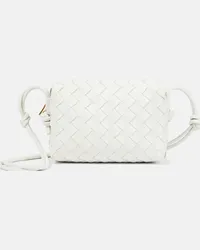 Bottega Veneta Borsa Loop Mini Camera Bag in pelle Bianco