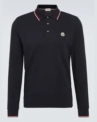 Moncler Polo in cotone Blu