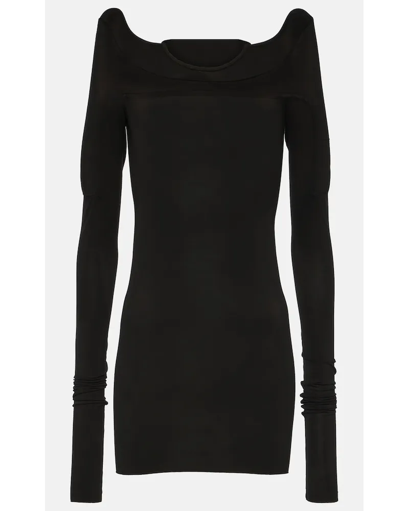 Rick Owens Top in jersey Nero