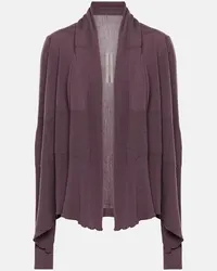 Rick Owens Cardigan in lana vergine Viola