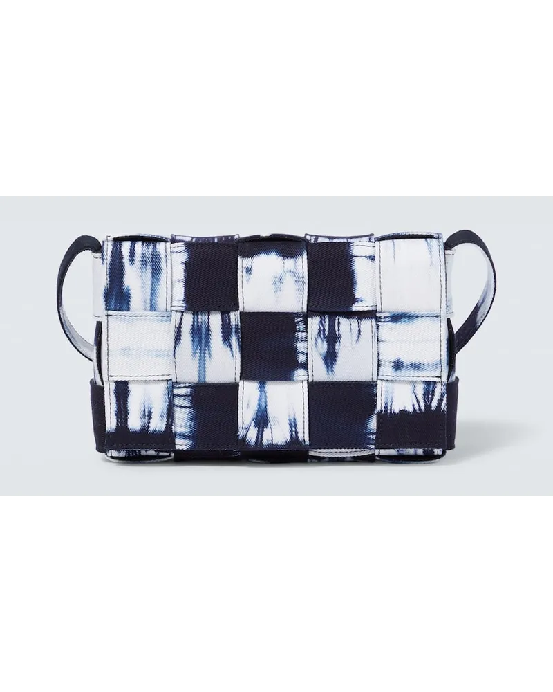 Bottega Veneta Borsa a tracolla Cassette Intreccio Multicolore
