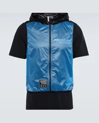 Moncler Giacca in tessuto tecnico Blu