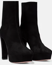 Aquazzura Stivaletti Saint Honoré 50 in suede Nero