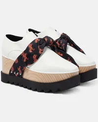 Stella McCartney Slip-on Elyse con plateau Bianco