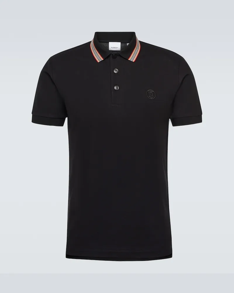 Burberry Polo in cotone Nero