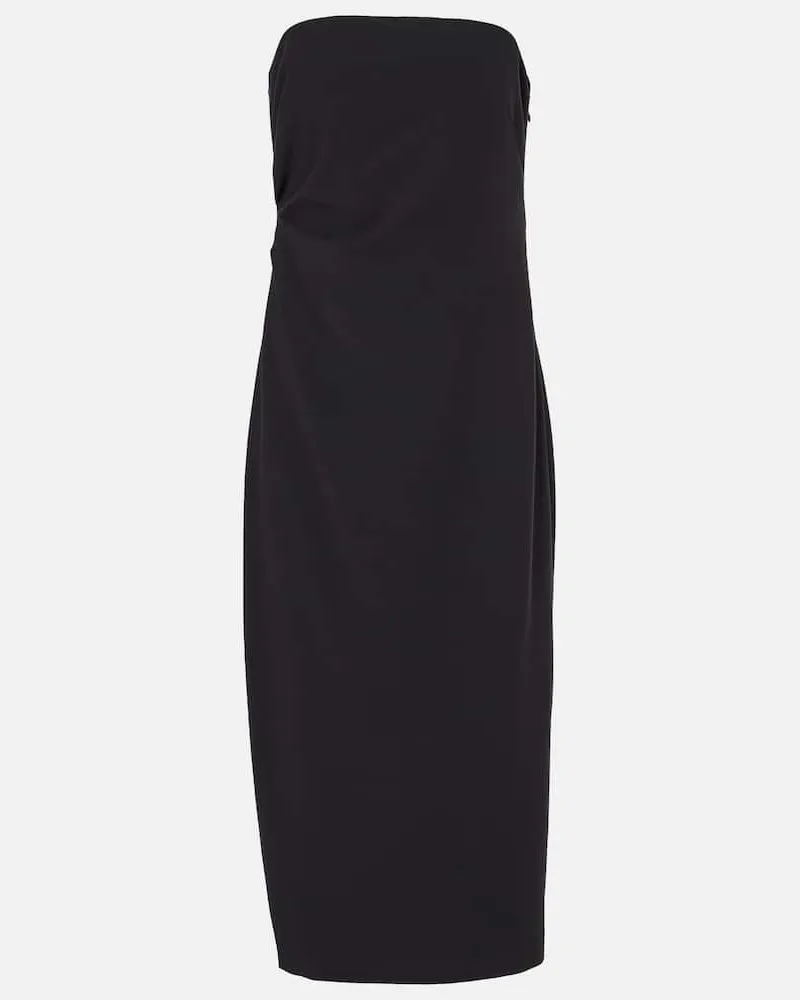 Vince Abito midi in crÃªpe Nero