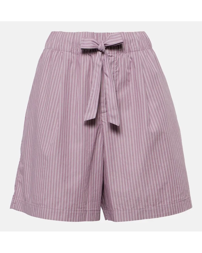 Birkenstock x Tekla - Shorts pigiama in cotone Viola