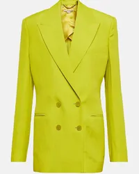 Stella McCartney Blazer doppiopetto Giallo