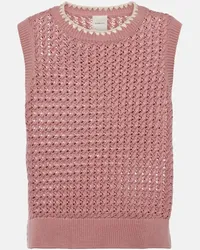 Varley Gilet Delaney in cotone Rosa