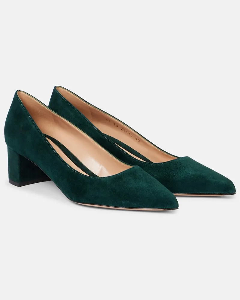 Gianvito Rossi Pumps Piper 45 in suede Verde