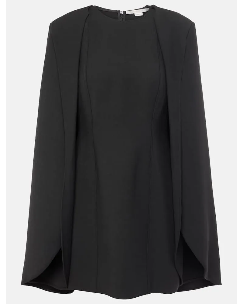 Stella McCartney Abito corto in cady Nero