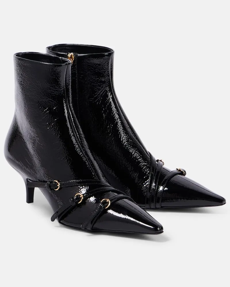 Miu Miu Stivaletti in vernice Nero