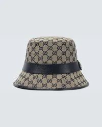 Gucci Cappello da pescatore in canvas GG Beige